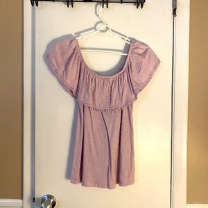 NWOT - Old Navy purple off-shoulder top - Size XS